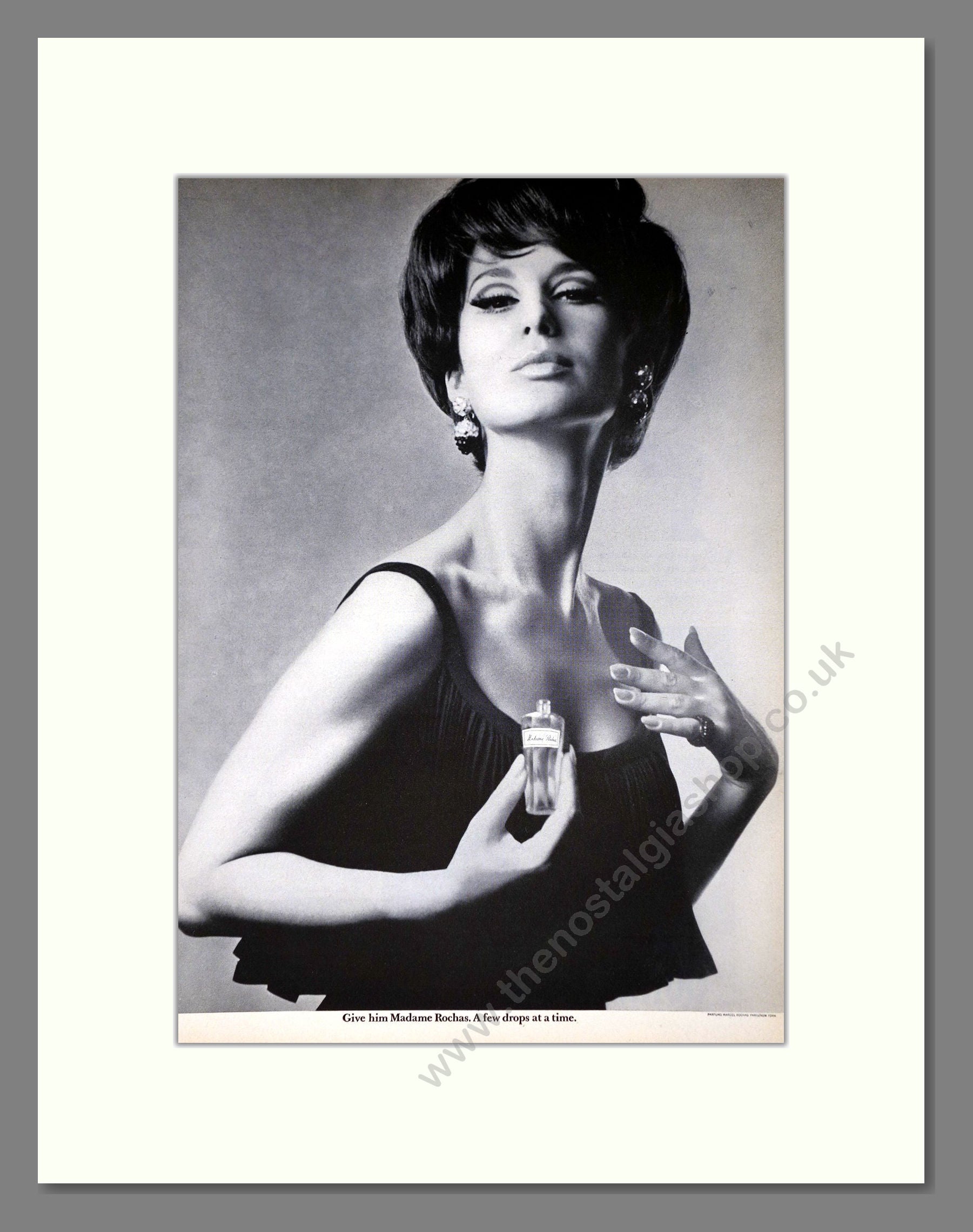 Rochas - Madame Rochas. Vintage Advert 1965 (ref AD65444)