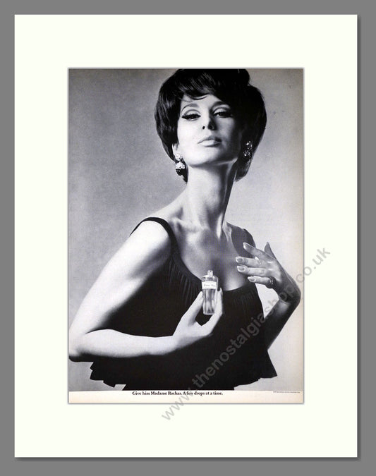 Rochas - Madame Rochas. Vintage Advert 1965 (ref AD65444)