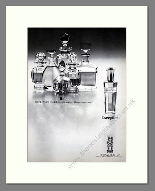 Rochas - Madame Rochas. Vintage Advert 1963 (ref AD65446)