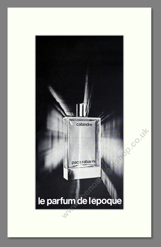 Paco Rabanne - Calandre. Vintage Advert 1973 (ref AD65447)