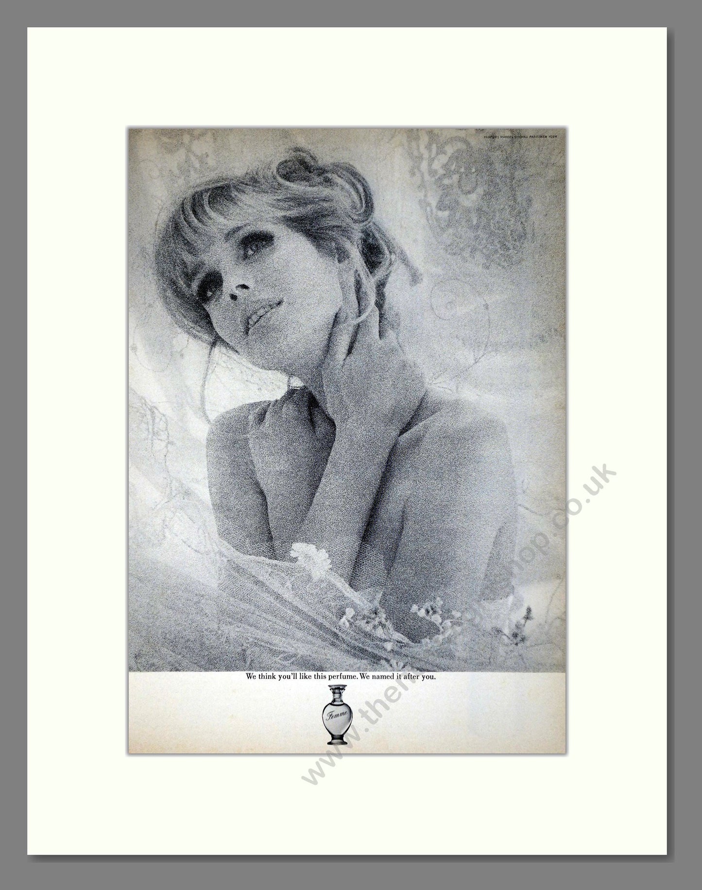 Rochas - Femme. Vintage Advert 1965 (ref AD65449)