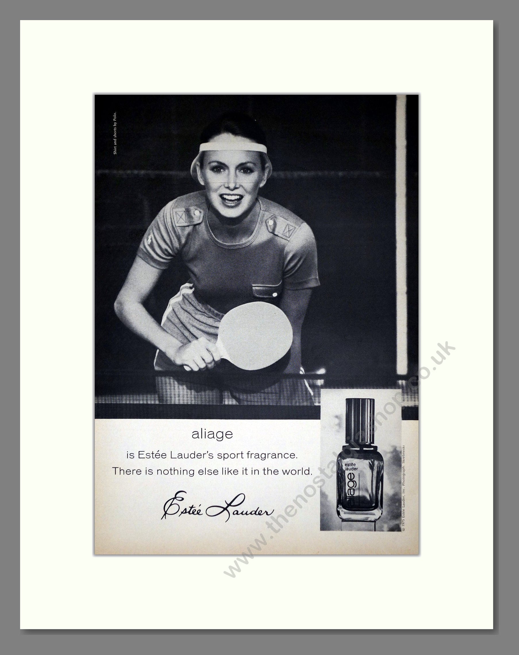 Estee Lauda - Aliage. Vintage Advert 1975 (ref AD65459)
