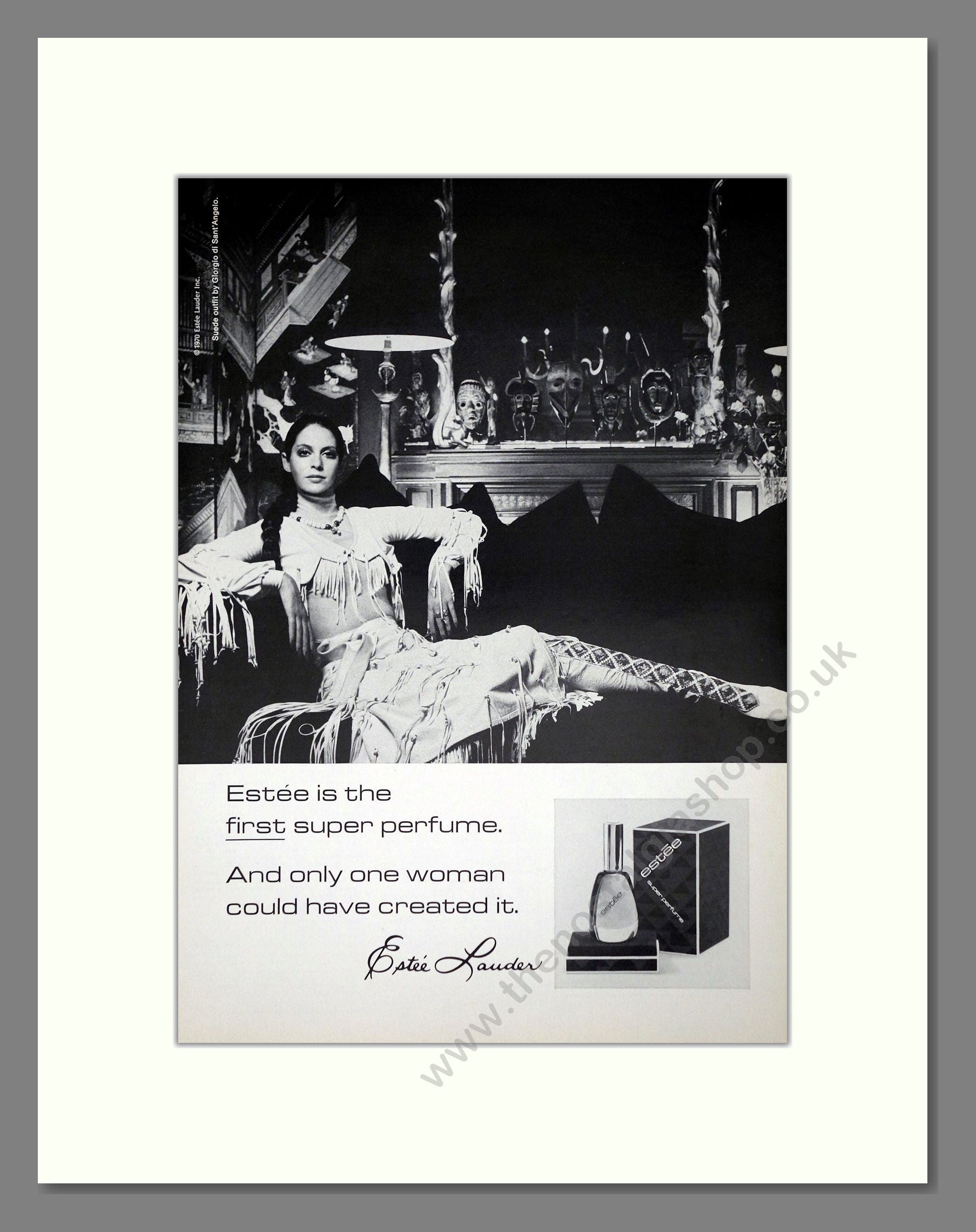 Estee Lauda - Estee Super Perfume. Vintage Advert 1970 (ref AD65464)