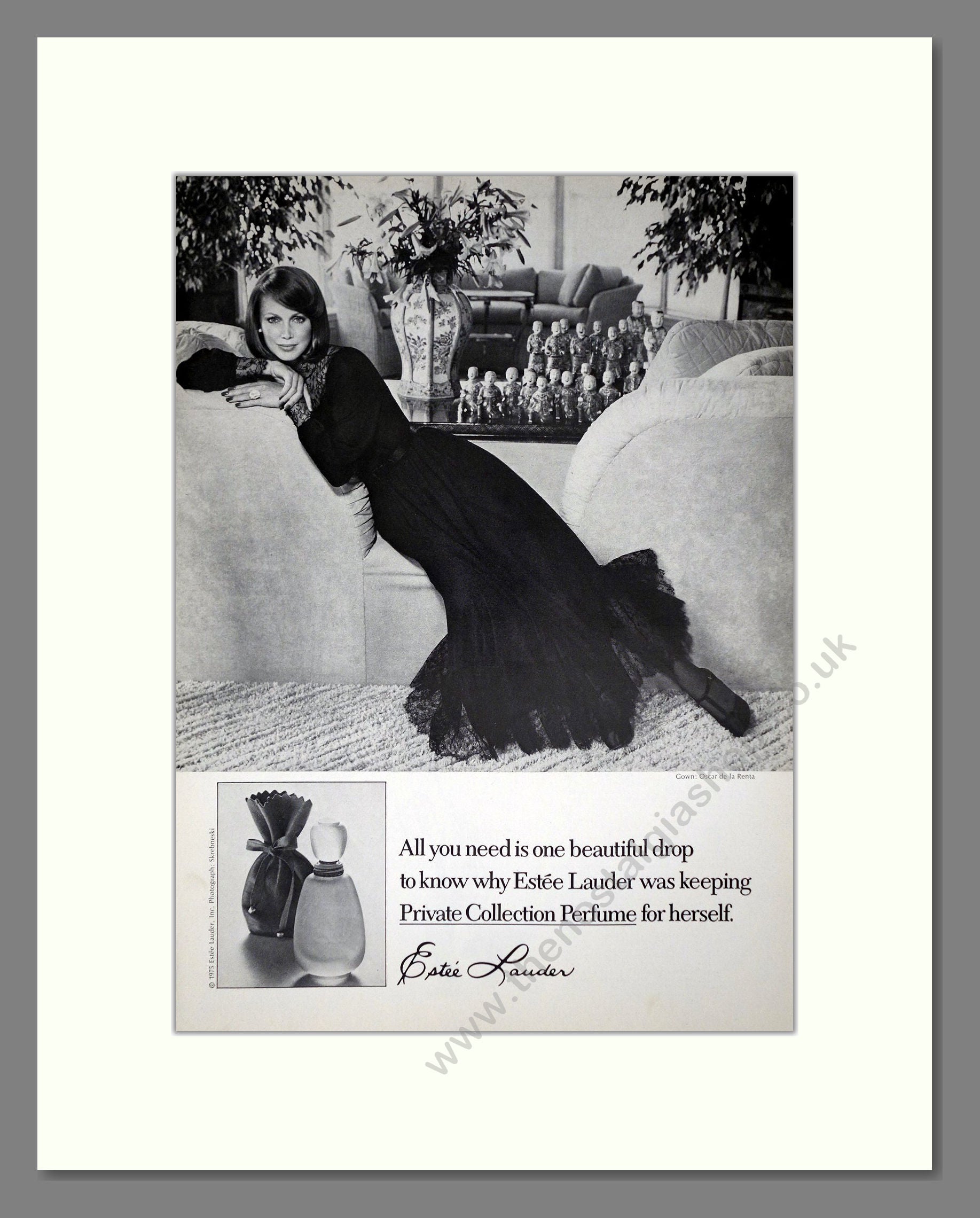 Estee Lauda - Private Collection. Vintage Advert 1975 (ref AD65474)