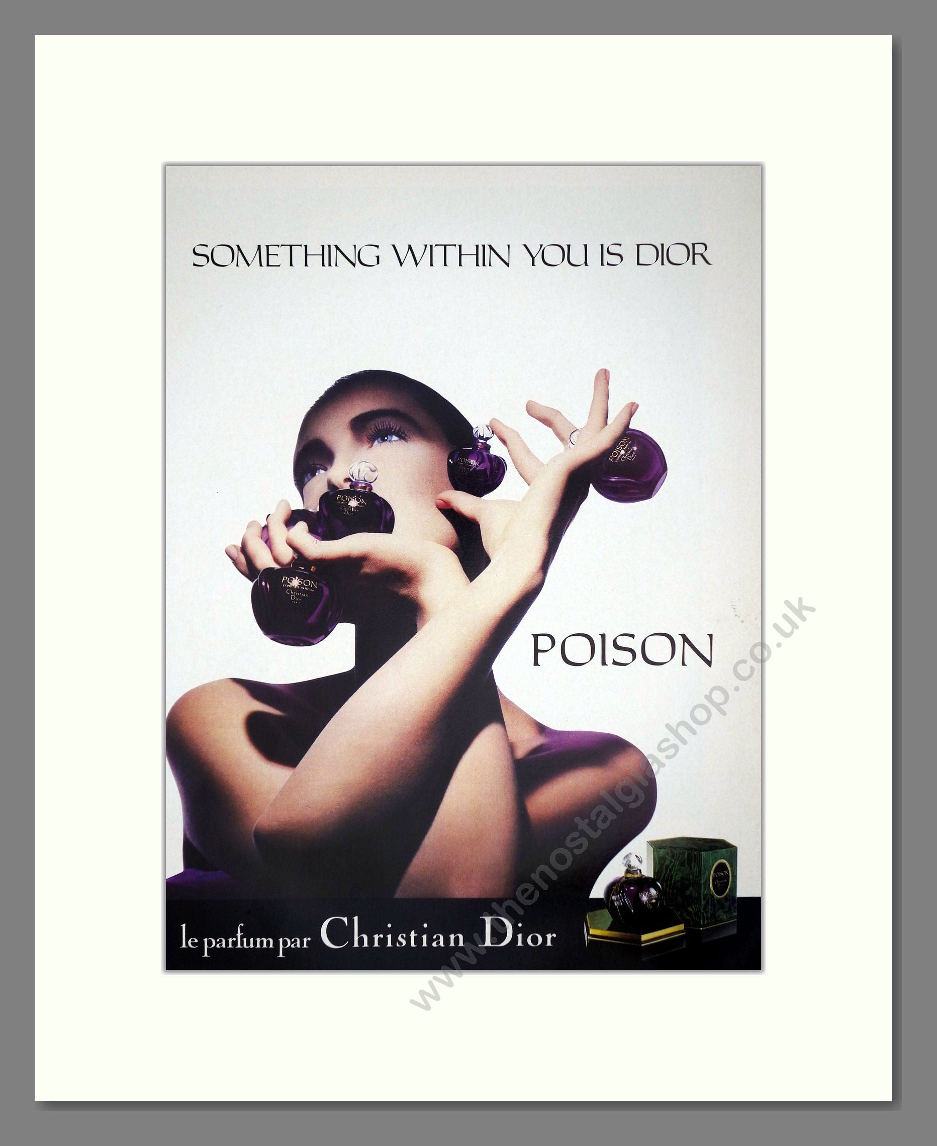 Christian Dior - Poison. Vintage Advert 1986 (ref AD65493)