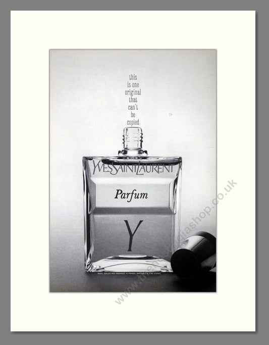 Yves Saint Laurent - Y Parfum. Vintage Advert 1967 (ref AD65496)