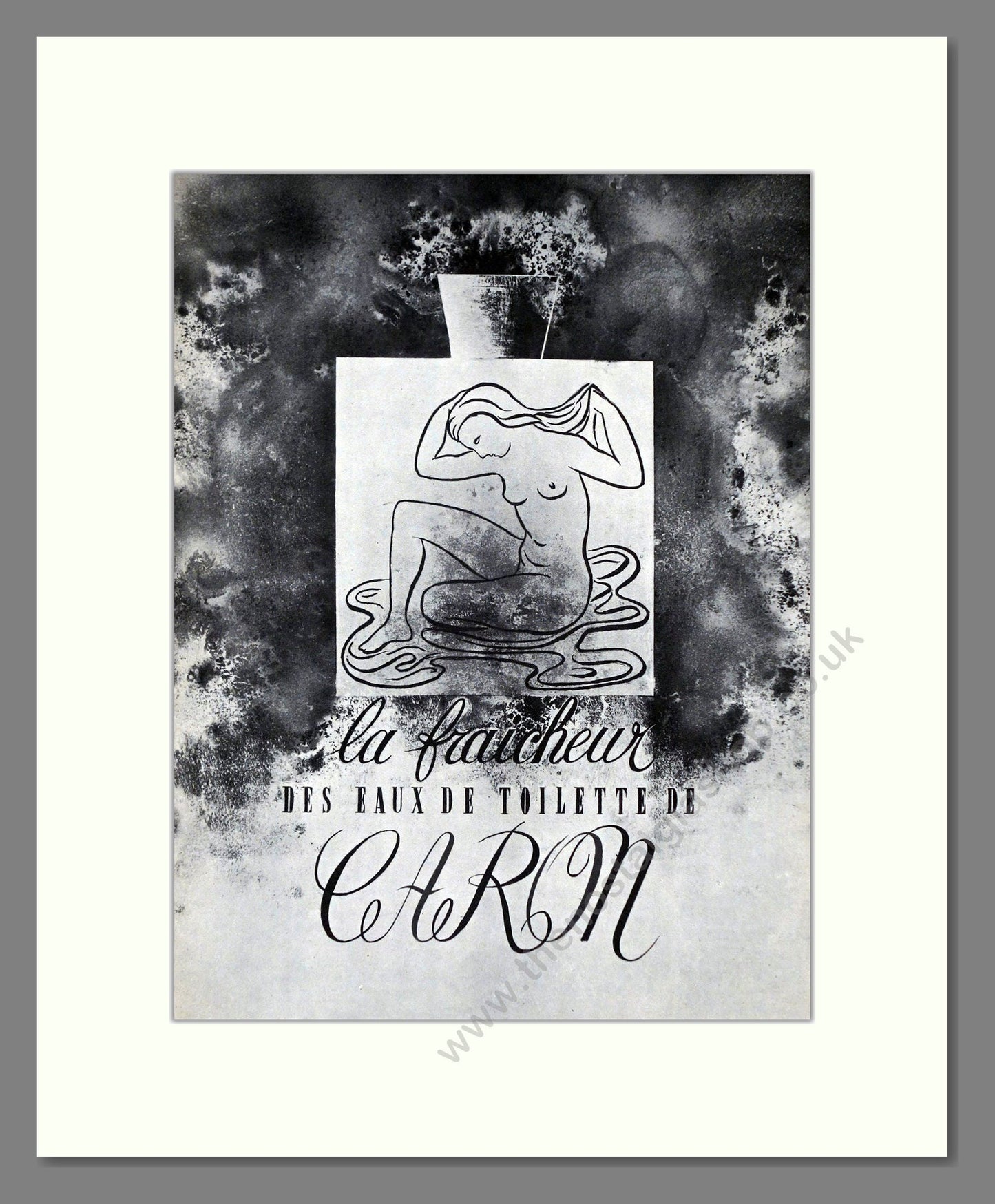 Caron - La Fraicheur. Vintage Advert 1961 (ref AD65504)