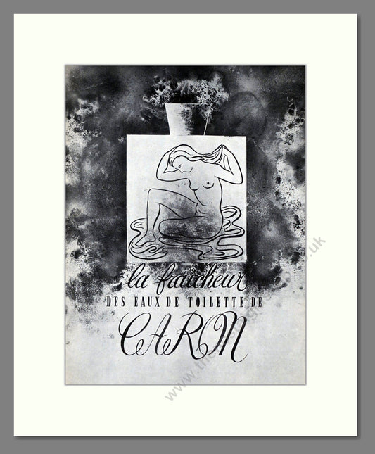Caron - La Fraicheur. Vintage Advert 1961 (ref AD65504)
