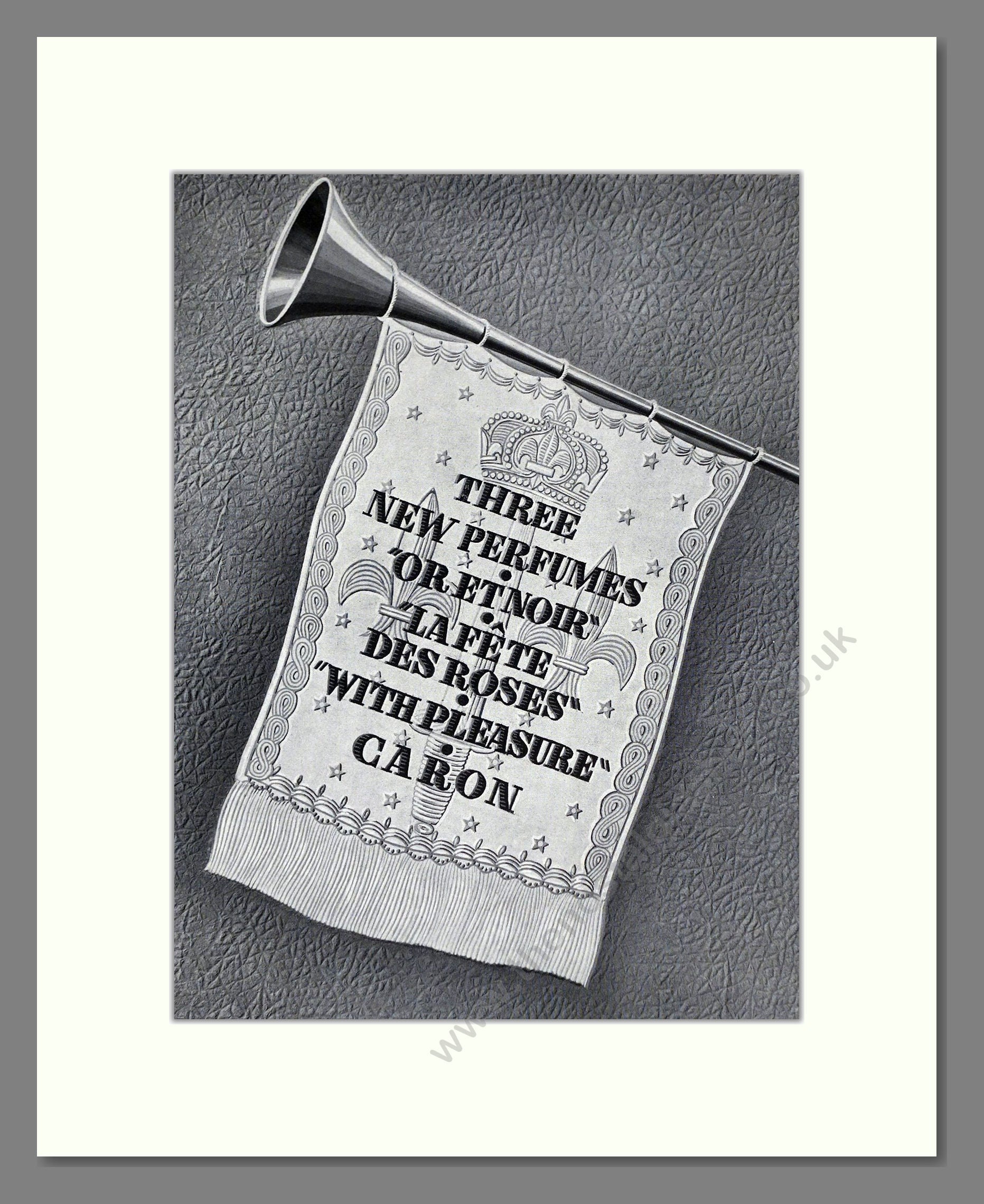 Caron - Three New Perfumes. Vintage Advert 1949 (ref AD65505)