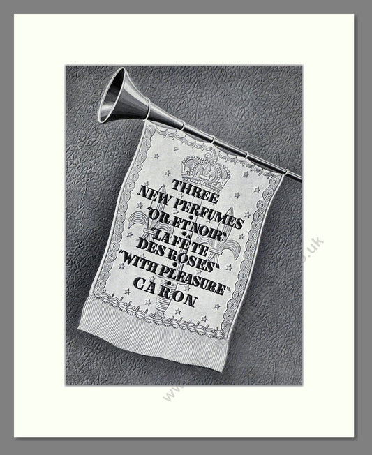Caron - Three New Perfumes. Vintage Advert 1949 (ref AD65505)