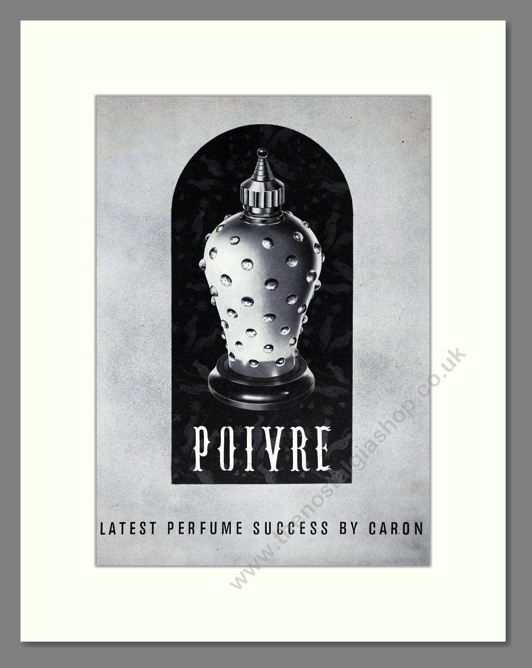 Caron - Poivre. Vintage Advert 1955 (ref AD65506)