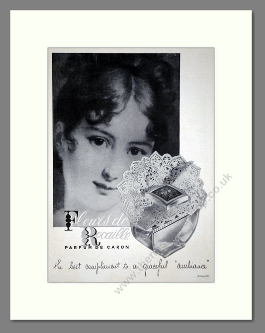 Caron - Fleurs De Rocaille. Vintage Advert 1949 (ref AD65507)