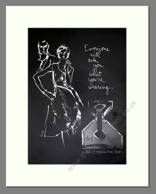 Caron - Infini. Vintage Advert 1975 (ref AD65511)