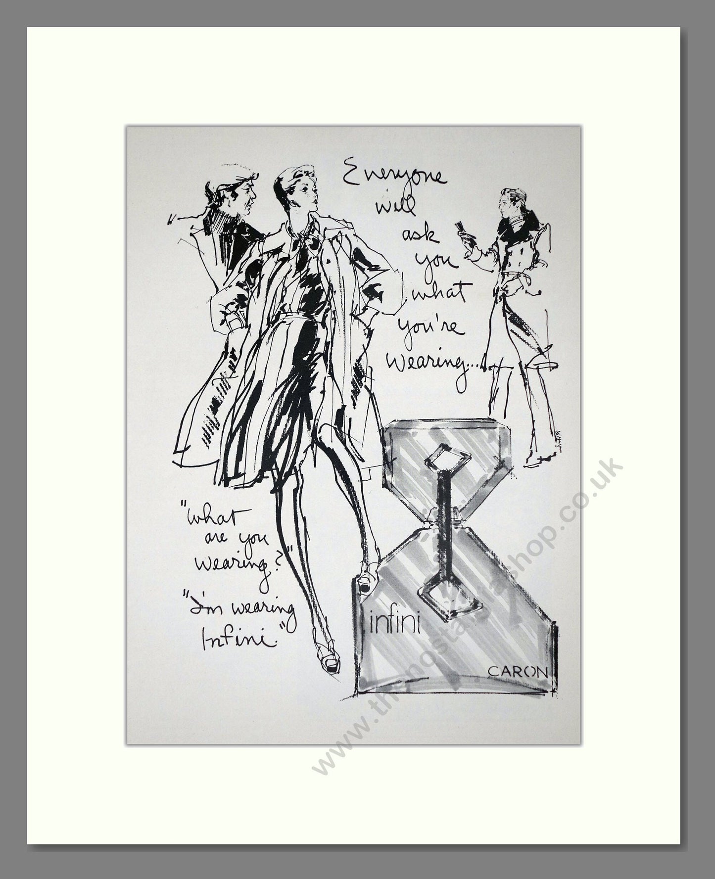 Caron - Infini. Vintage Advert 1973 (ref AD65512)