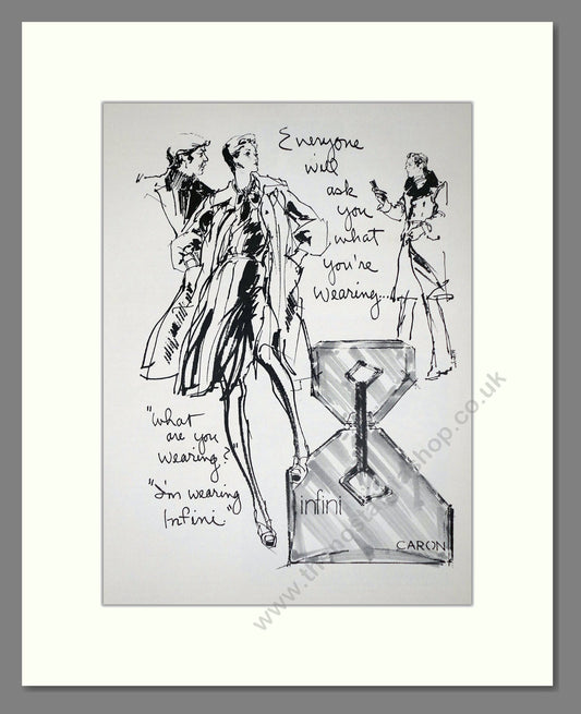 Caron - Infini. Vintage Advert 1973 (ref AD65512)