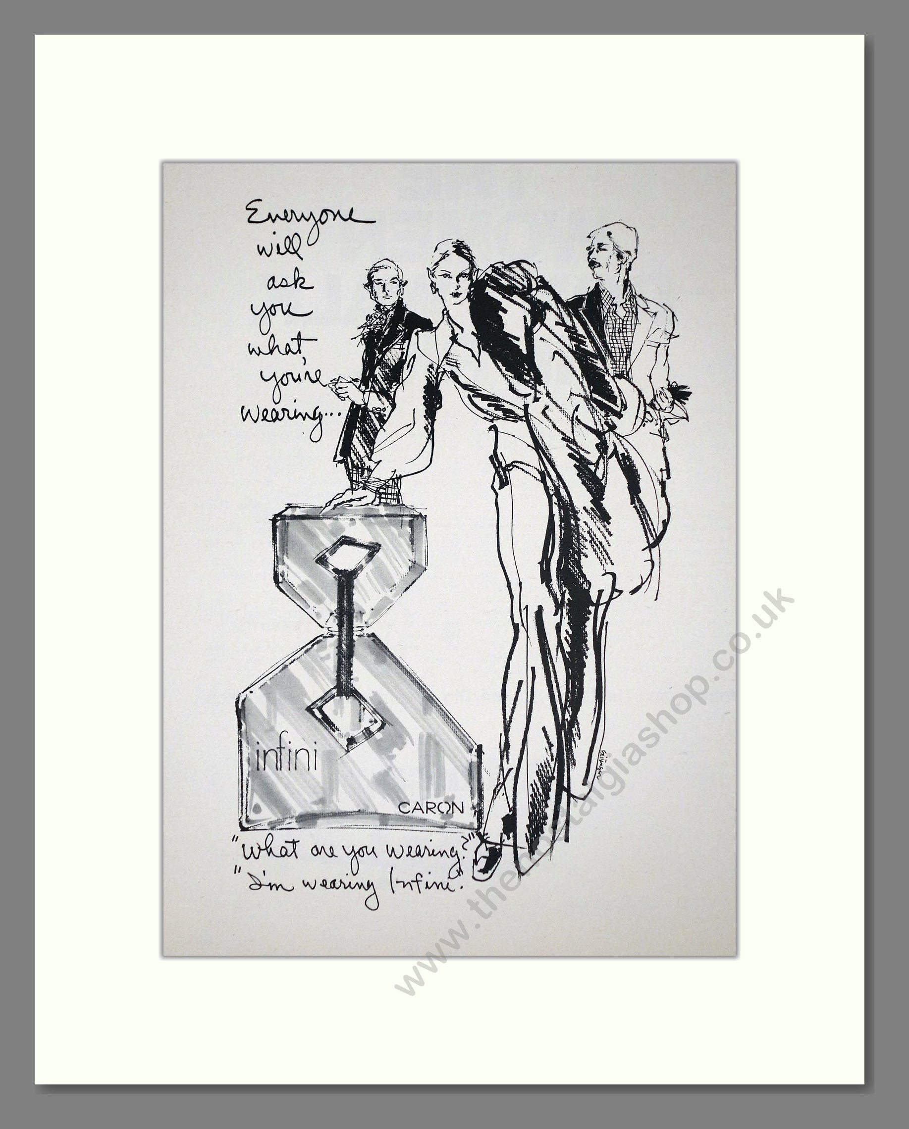 Caron - Infini. Vintage Advert 1973 (ref AD65513)