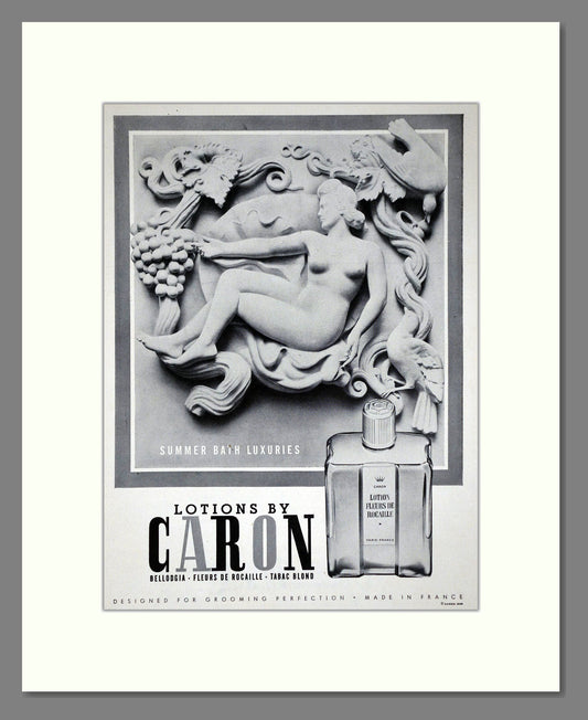 Caron - Lotions. Vintage Advert 1949 (ref AD65514)