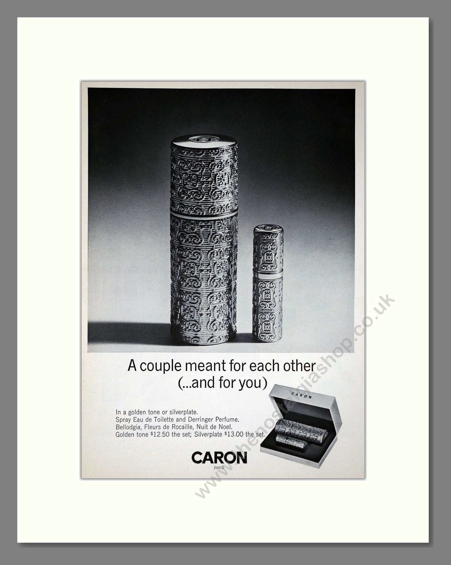 Caron - Bellodgia. Vintage Advert 1965 (ref AD65517)