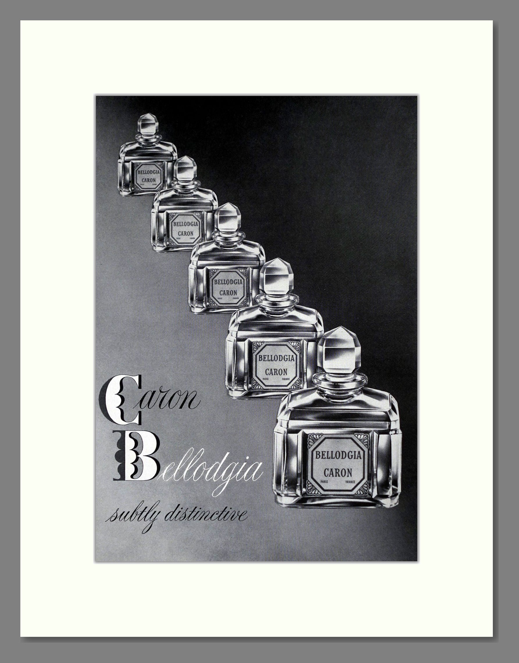 Caron - Bellodgia. Vintage Advert 1959 (ref AD65519)