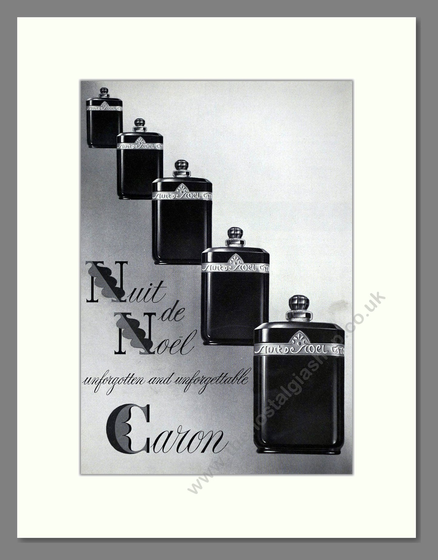 Caron - Nuit De Noel. Vintage Advert 1959 (ref AD65521)