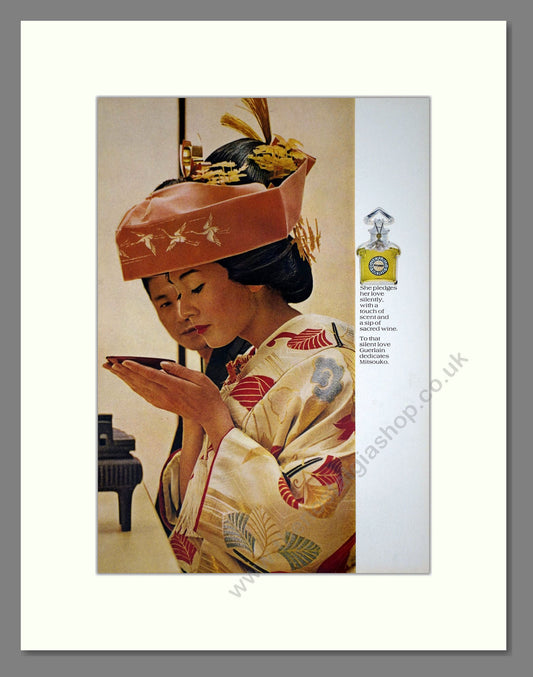 Guerlain - Mitsouko. Vintage Advert 1968 (ref AD65527)
