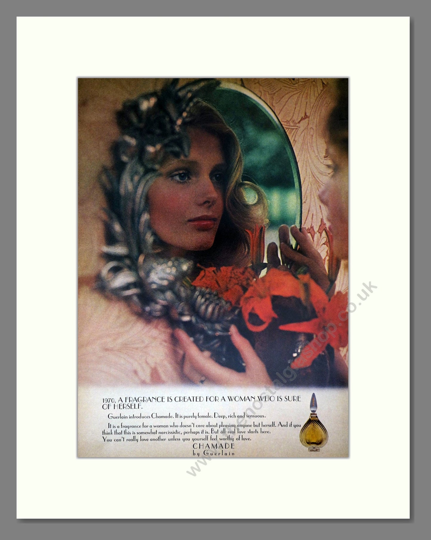 Guerlain - Chamade. Vintage Advert 1975 (ref AD65528)
