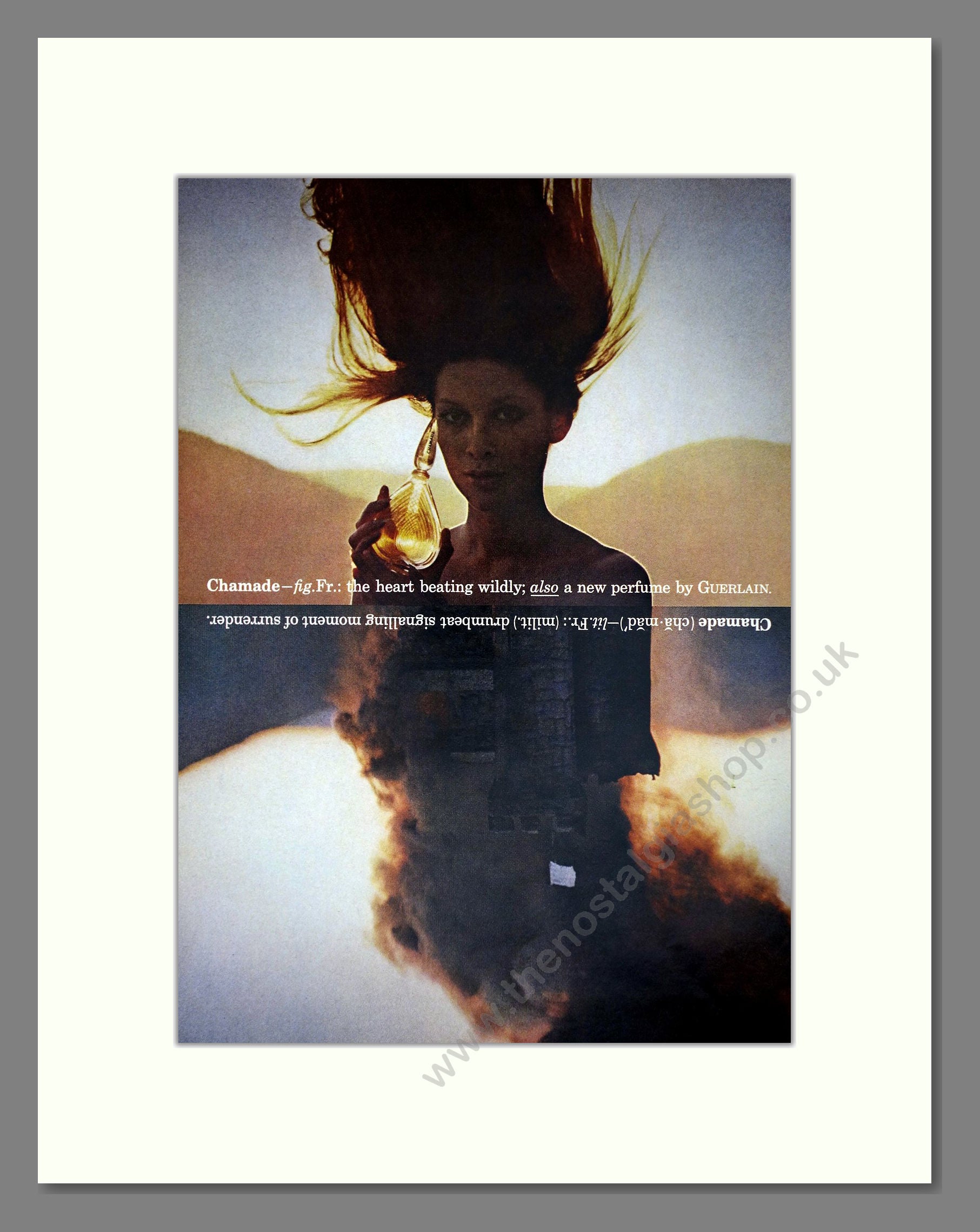 Guerlain - Chamade. Vintage Advert 1971 (ref AD65530)