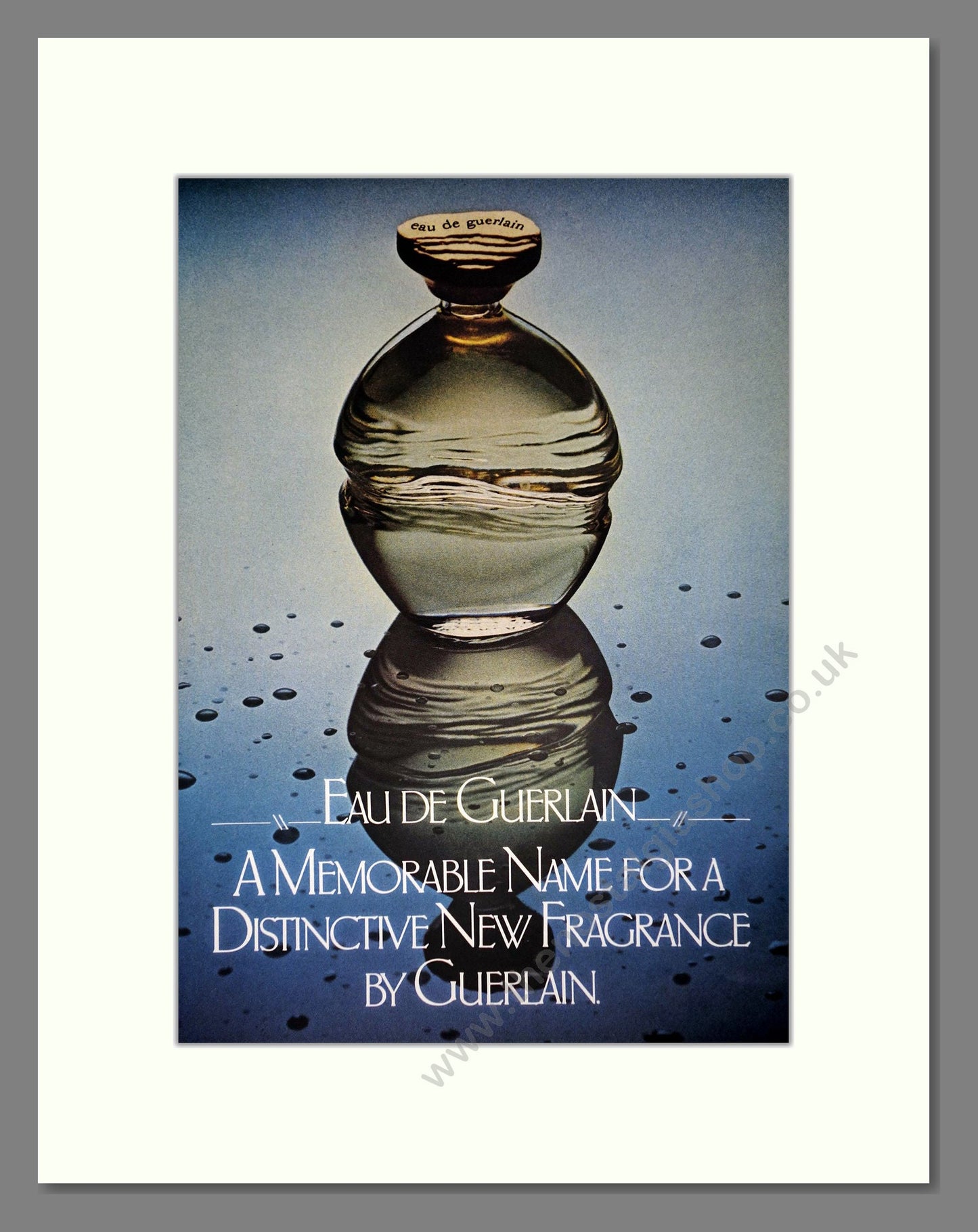 Guerlain - Eau De Guerlain. Vintage Advert 1975 (ref AD65531)