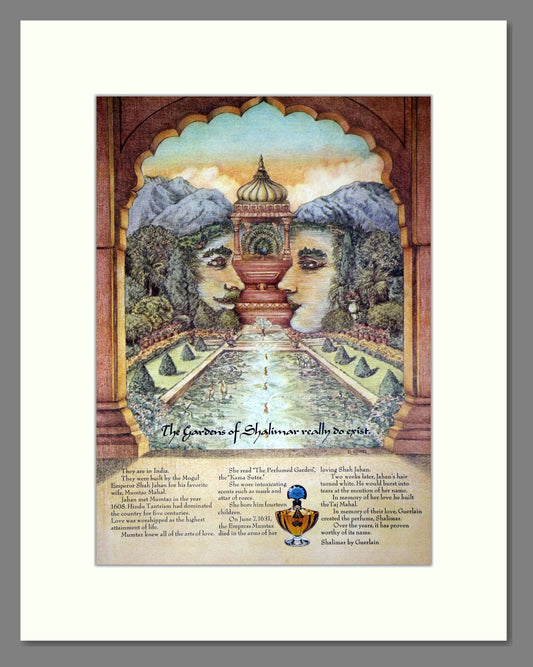 Guerlain - Shalimar. Vintage Advert 1971 (ref AD65537)