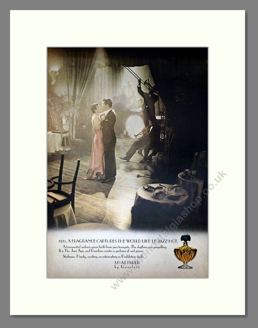 Guerlain - Shalimar. Vintage Advert 1975 (ref AD65542)