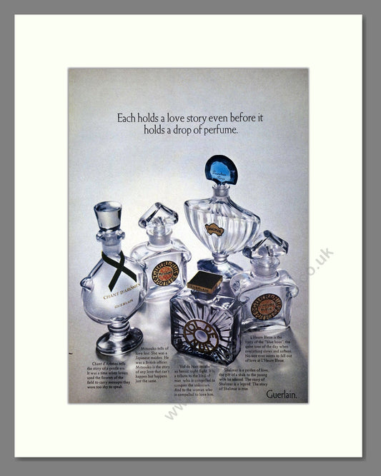Guerlain - Matching Collections. Vintage Advert 1970 (ref AD65544)