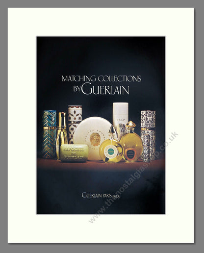 Guerlain - Matching Collections Double Advert. Vintage Advert 1976 (ref AD65547)