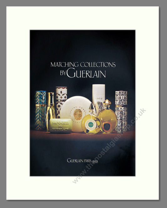 Guerlain - Matching Collections Double Advert. Vintage Advert 1976 (ref AD65547)