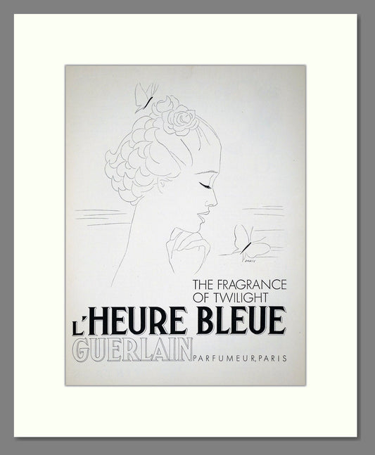 Guerlain - L'Heure Bleue. Vintage Advert 1936 (ref AD65549)