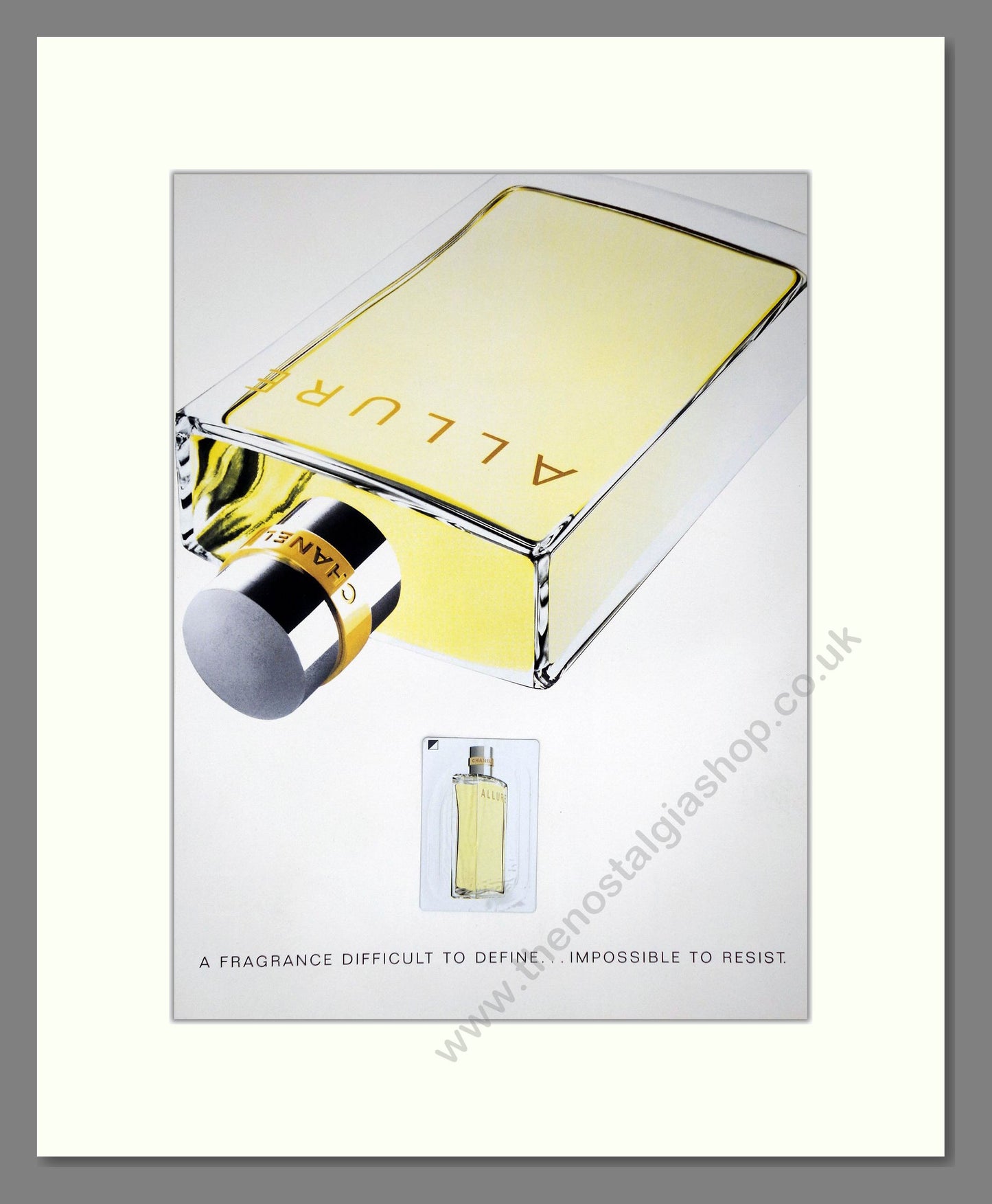 Chanel - Allure Double Advert. Vintage Advert 1997 (ref AD65559)