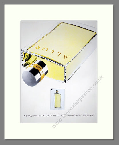 Chanel - Allure Double Advert. Vintage Advert 1997 (ref AD65559)