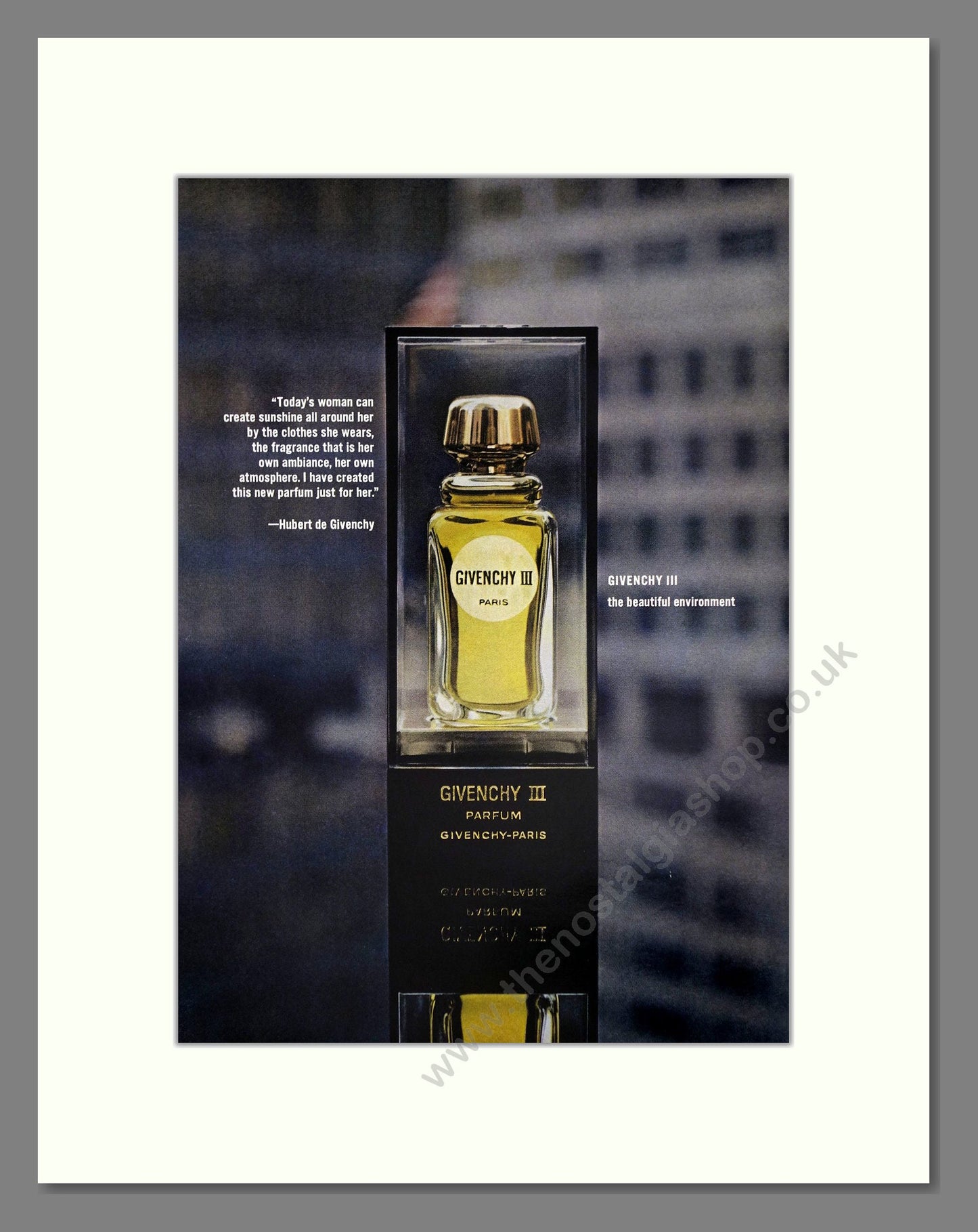 Givenchy - Givenchy III. Vintage Advert 1973 (ref AD65568)