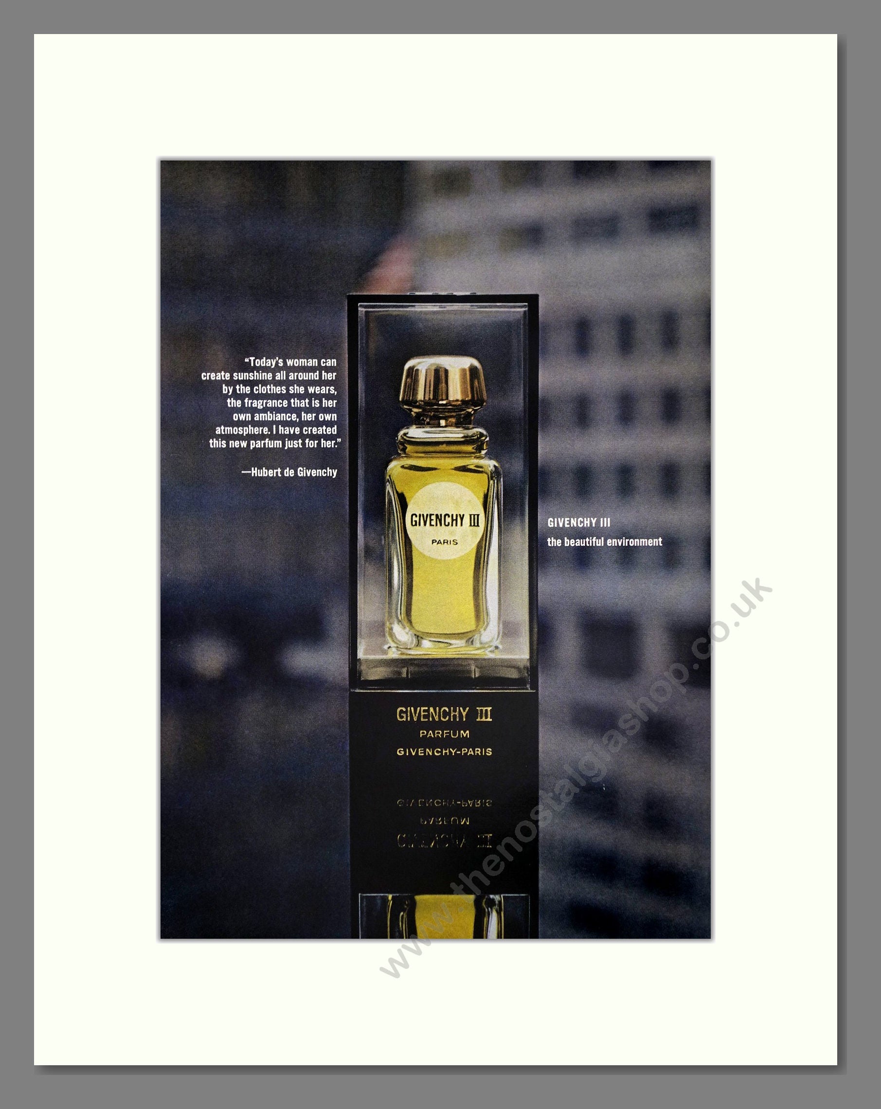 Givenchy - Givenchy III. Vintage Advert 1973 (ref AD65568)