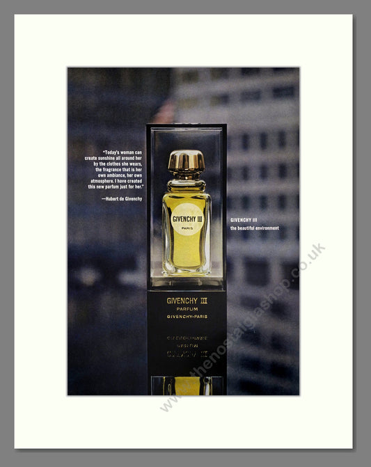 Givenchy - Givenchy III. Vintage Advert 1973 (ref AD65568)