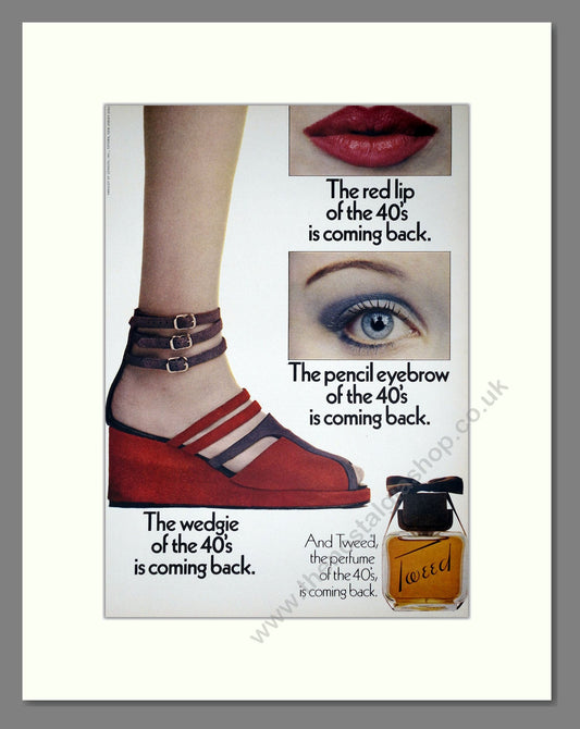 Lentheric - Tweed. Vintage Advert 1971 (ref AD65576)