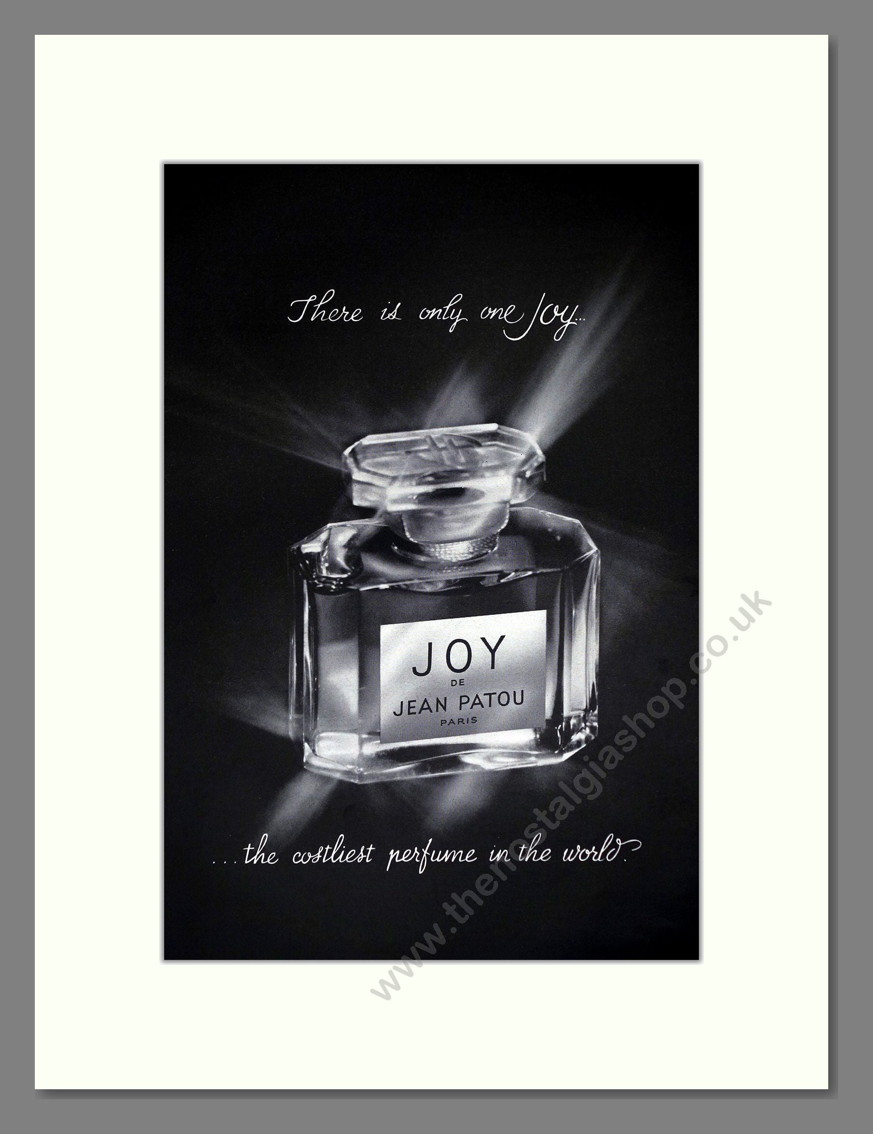 Jean Patou - Joy. Vintage Advert 1968 (ref AD65581)