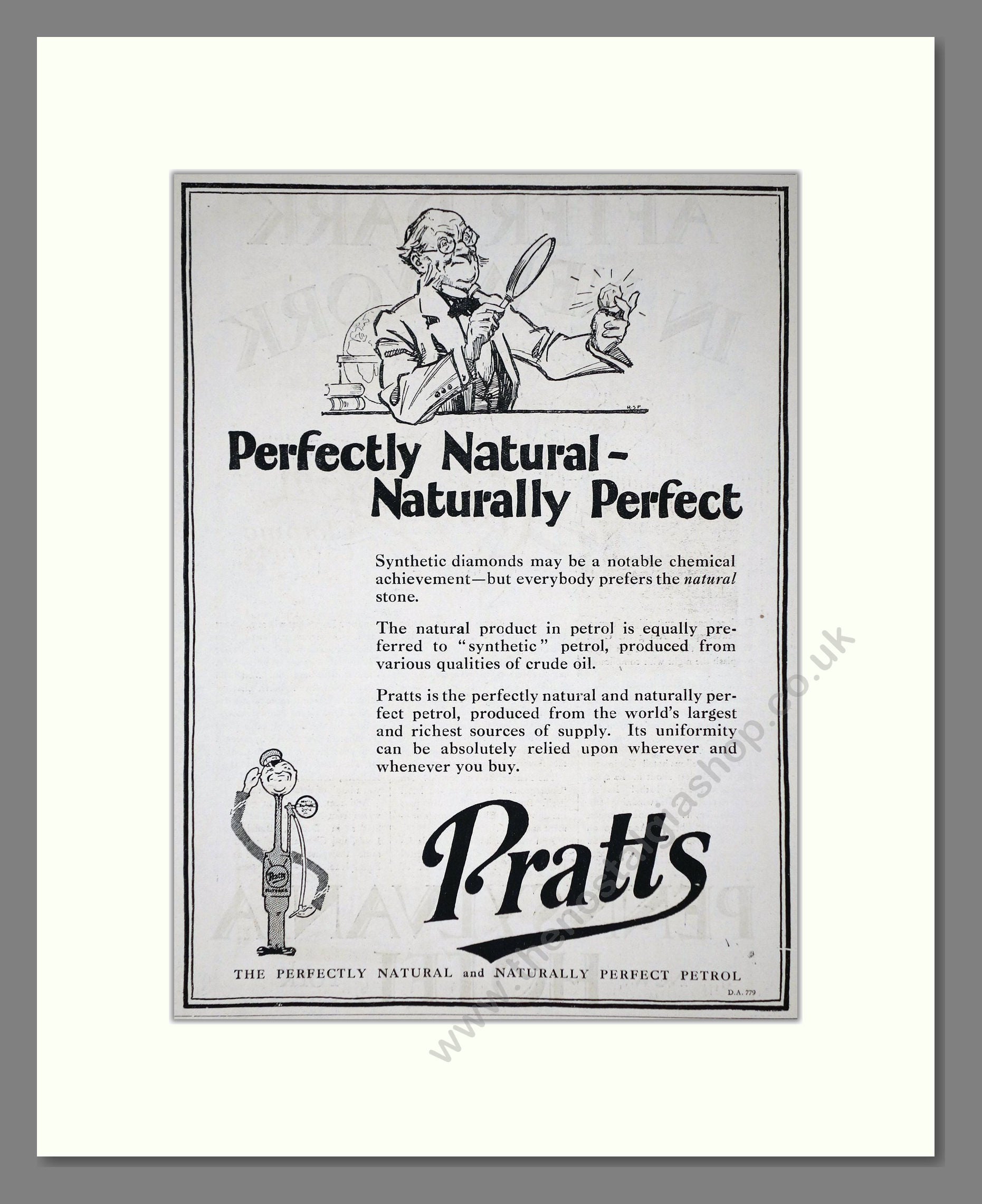 Pratts - Perfectly Natural. Vintage Advert 1926 (ref AD65607)