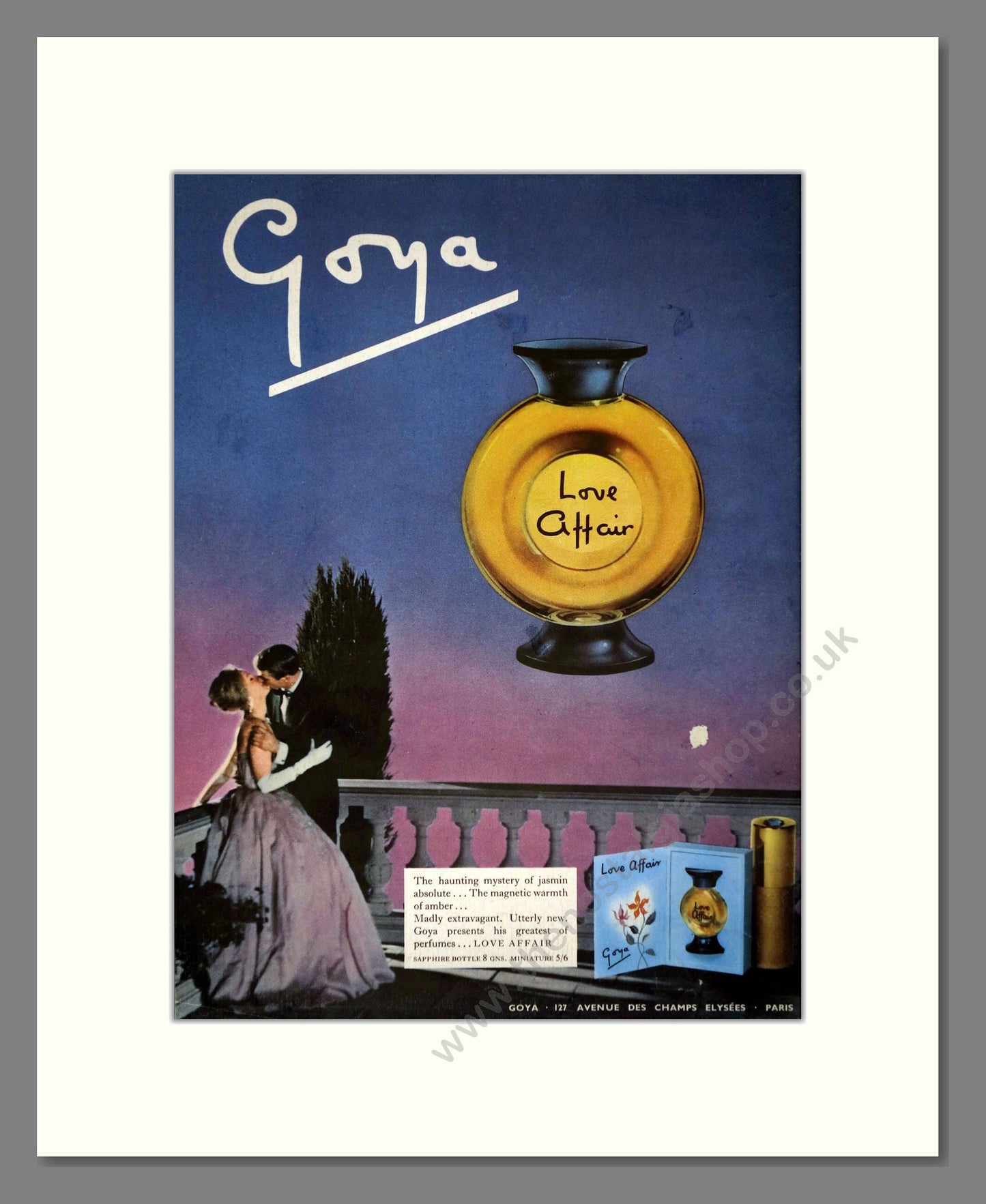 Goya - Love Affair. Vintage Advert 1960 (ref AD65998)