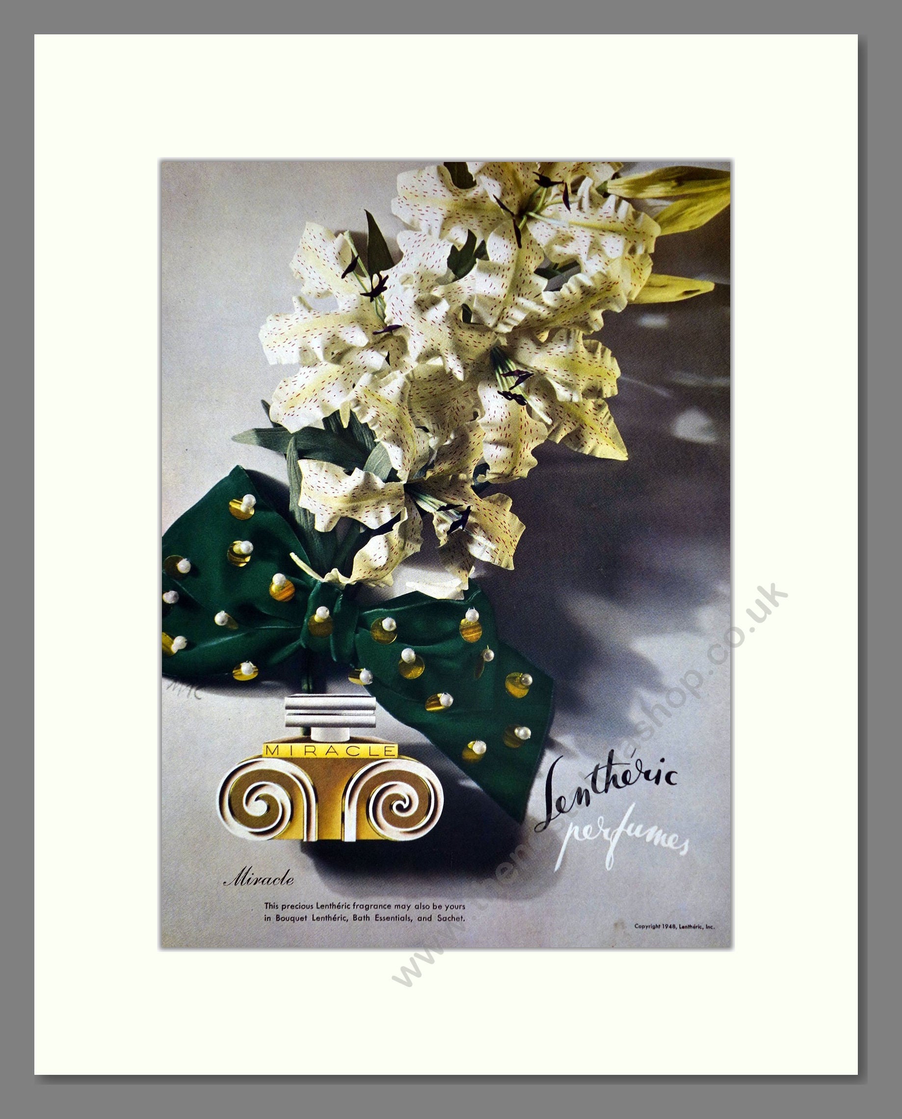 Lentheric - Perfumes. Vintage Advert 1948 (ref AD66009) – The Nostalgia ...