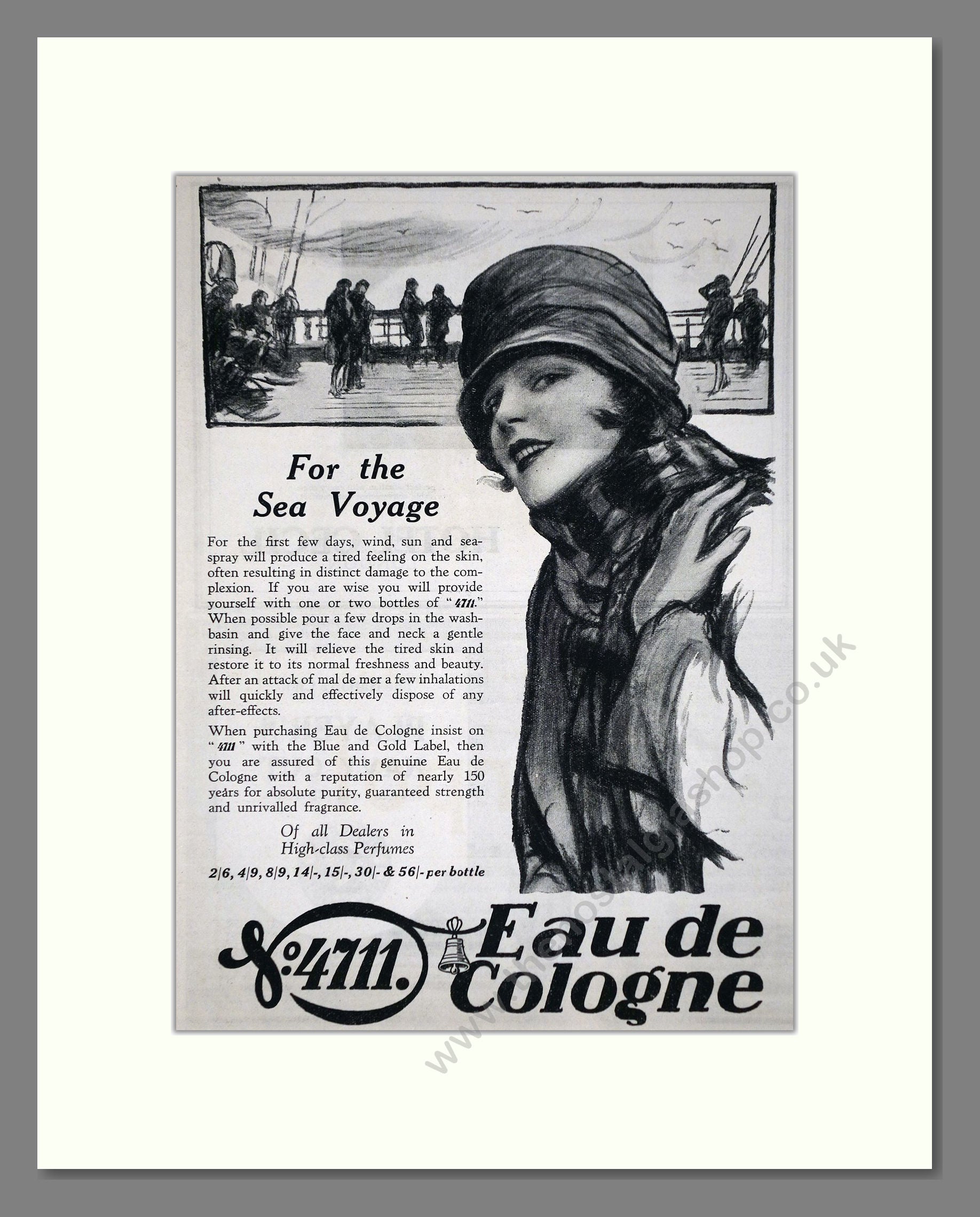 4711 - Eau De Cologne. Vintage Advert 1927 (ref AD66020)