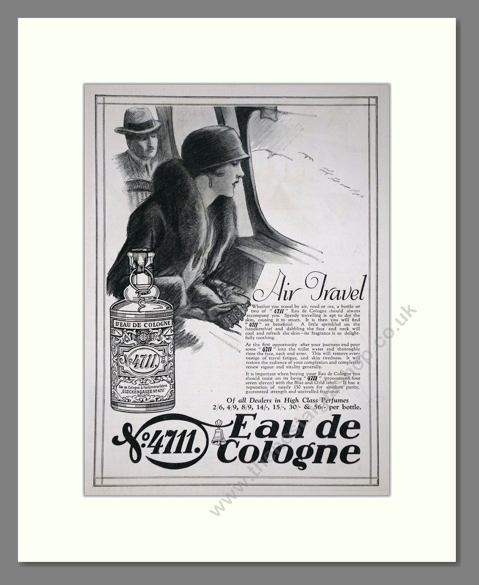 4711 - Eau De Cologne. Vintage Advert 1927 (ref AD66021)