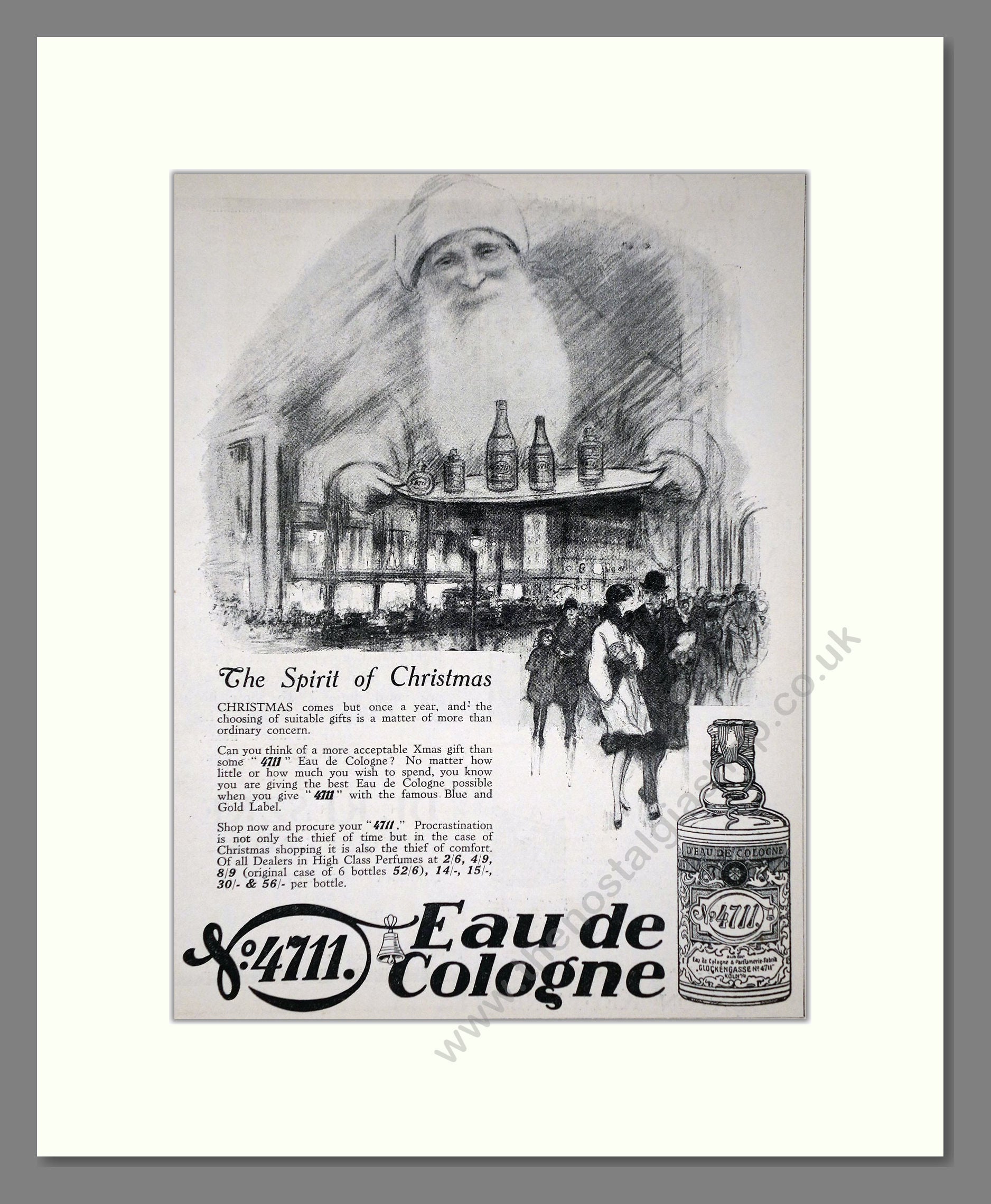 4711 - Eau De Cologne. Vintage Advert 1926 (ref AD66023)