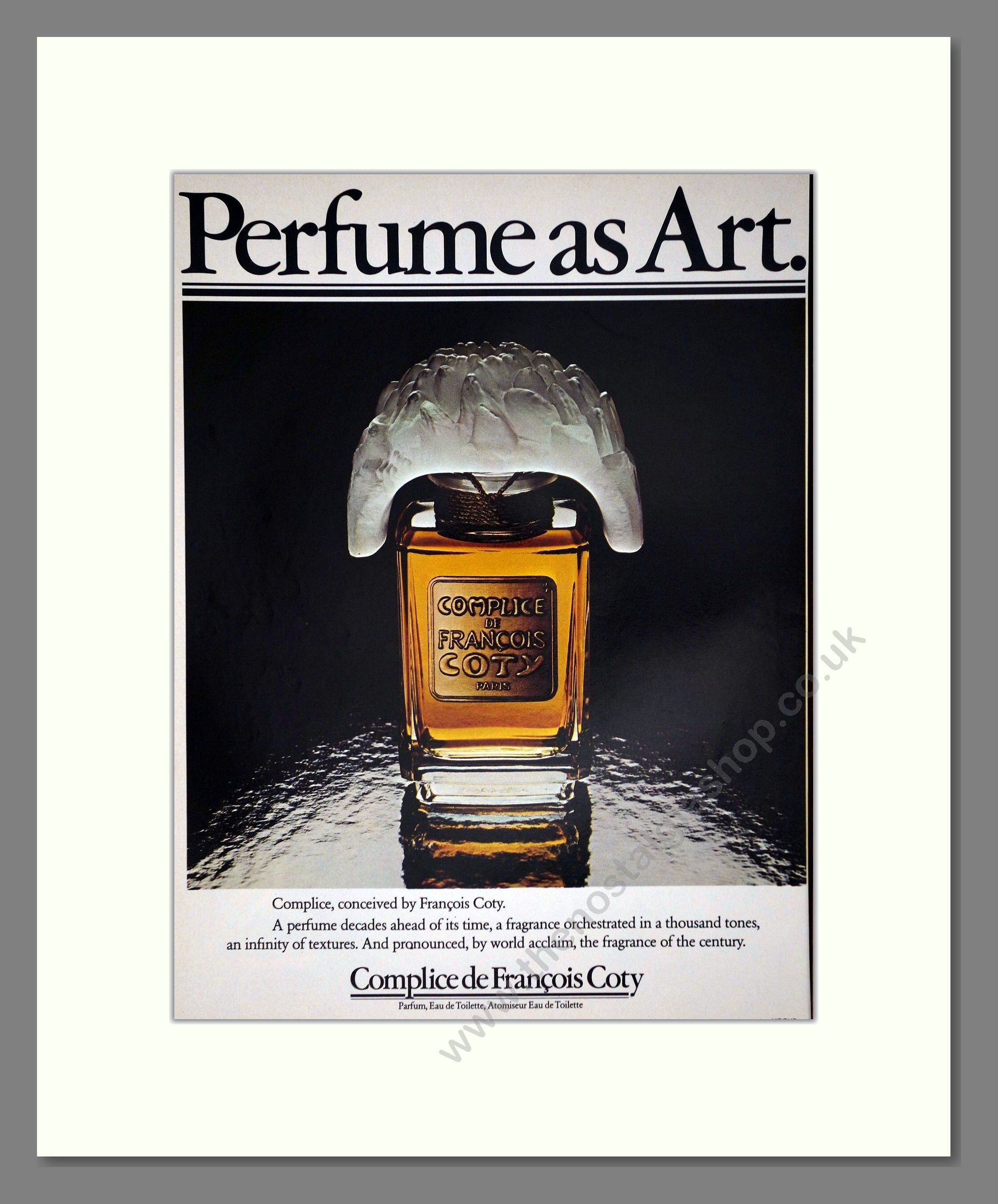 Coty - Complice. Vintage Advert 1976 (ref AD66042)