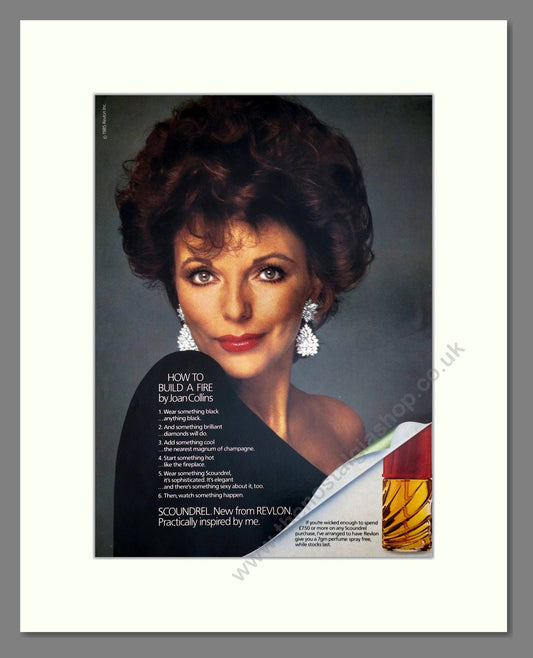 Revlon - Scoundrel. Vintage Advert 1985 (ref AD66046)