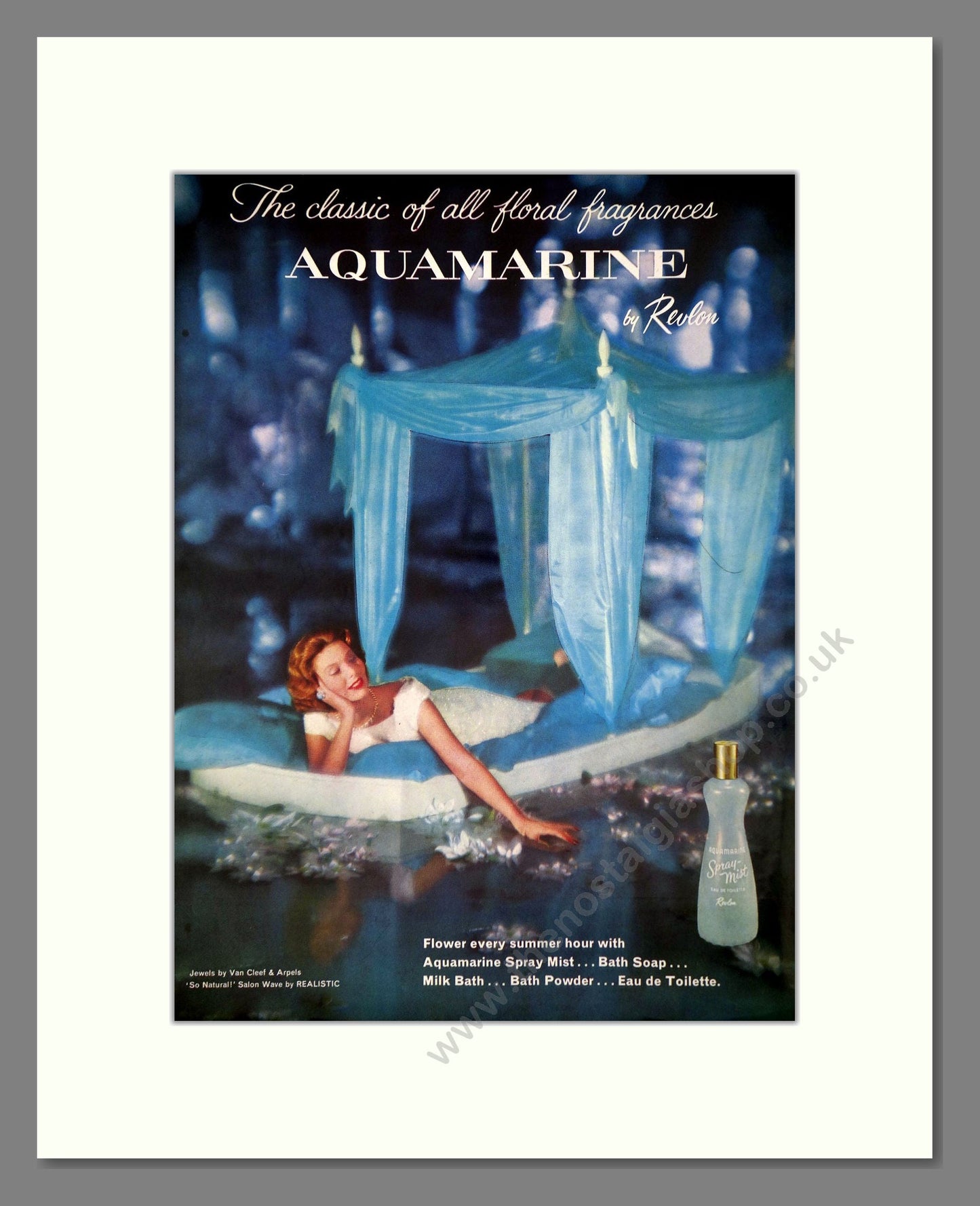 Revlon - Aquamarine. Vintage Advert 1962 (ref AD66047)